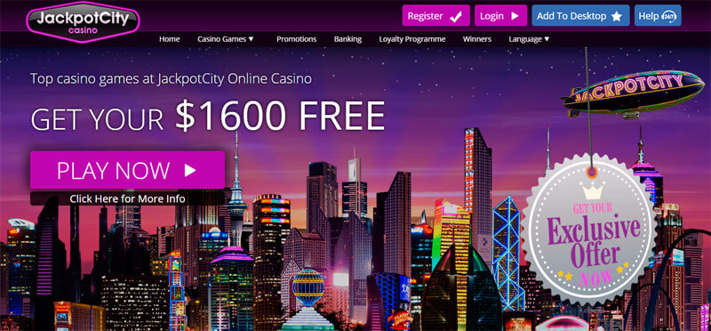 Jackpot City Welcome Offer